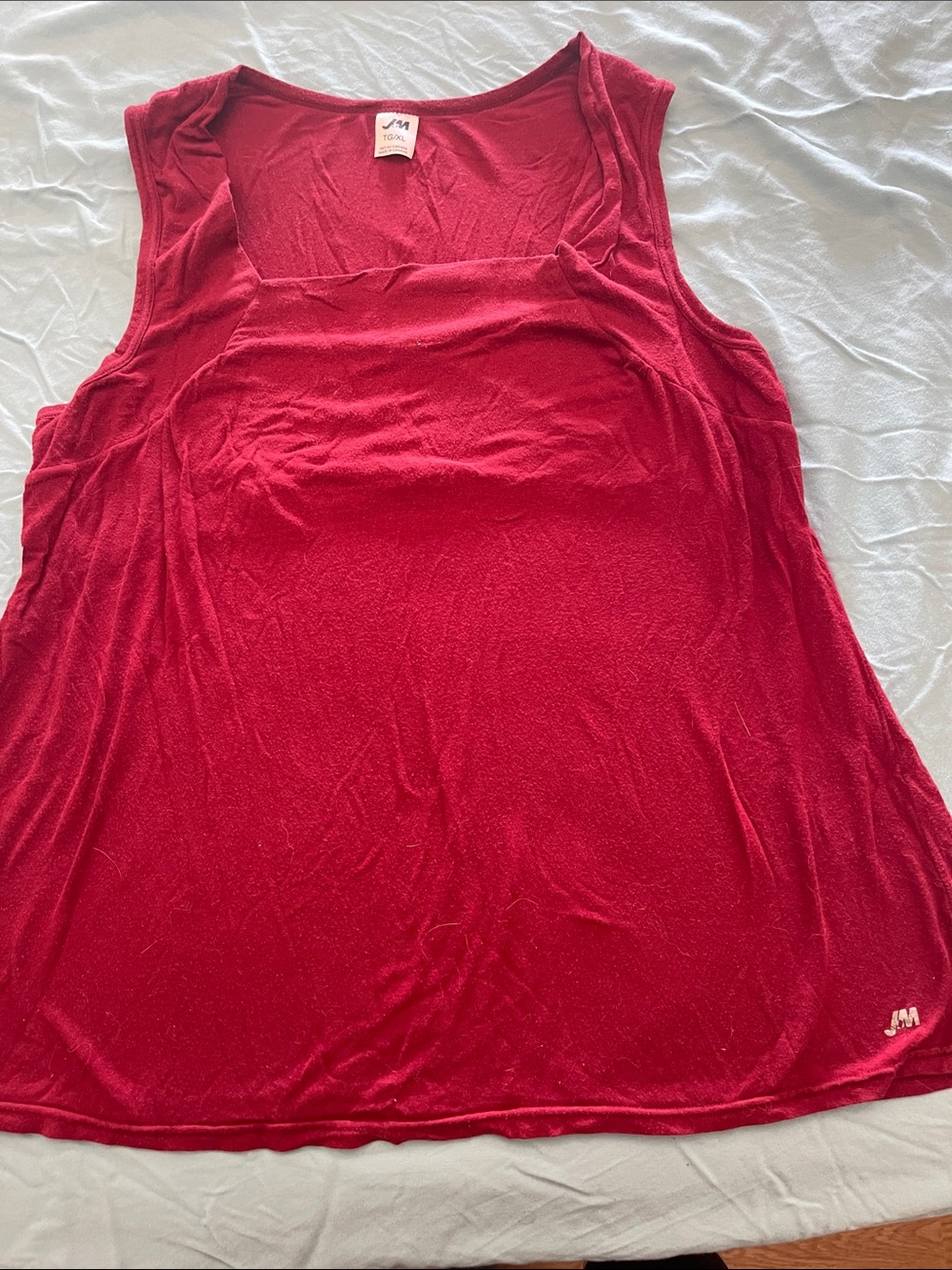 Women’s Red Sleeveless Tank Top